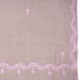 ARIEL BEIGE, étole véritable pashmina 100% cachemire brodé main