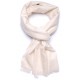 ALMA AVORIO, stola vera Pashmina 100% cashmere ricamata a mano