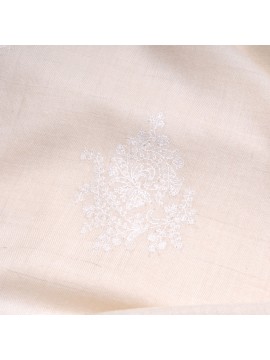 ALMA IVOIRE, étole véritable Pashmina 100% cachemire brodé main