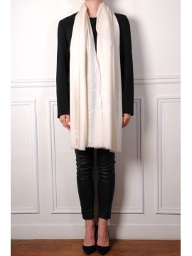 ALIA IVOOR, echte Pashmina stola 100% handgeborduurd cashmere