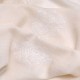 ALMA IVORY, real pashmina 100% cashmere with handmade embroideries