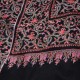ELISA SCHWARZ, echte handbestickte Pashmina-Schal 100% Kaschmir