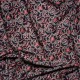 ELISA ZWART, 100% cashmere pashmina sjaal, met de hand geborduurd