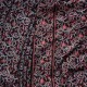 ELISA NOIR, châle véritable pashmina 100% cachemire brodé main