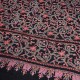 ELISA SCHWARZ, echte handbestickte Pashmina-Schal 100% Kaschmir