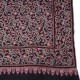 ELISA NERO, scialle vera Pashmina 100% cashmere ricamata a mano
