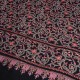 ELISA NERO, scialle vera Pashmina 100% cashmere ricamata a mano