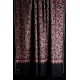 ELISA NERO, scialle vera Pashmina 100% cashmere ricamata a mano