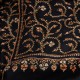 JANE NOIR, châle véritable Pashmina 100% cachemire brodé main
