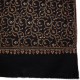JANE BLACK, real embroidered pashmina shawl 100% cashmere