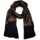 JANE BLACK, real embroidered pashmina shawl 100% cashmere
