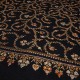 JANE BLACK, real embroidered pashmina shawl 100% cashmere