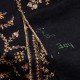JANE NOIR, châle véritable Pashmina 100% cachemire brodé main