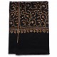 JANE BLACK, real embroidered pashmina shawl 100% cashmere