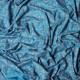 JANET BLAUW, 100% cashmere pashmina sjaal, met de hand geborduurd