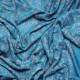 JANET BLAUW, 100% cashmere pashmina sjaal, met de hand geborduurd