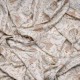 SOFIA CREME, echte handbestickte Pashmina-Schal 100% Kaschmir