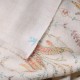 SOFIA CREME, echte handbestickte Pashmina-Schal 100% Kaschmir