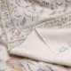 SOFIA CREME, echte handbestickte Pashmina-Schal 100% Kaschmir
