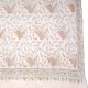 SOFIA CREME, echte handbestickte Pashmina-Schal 100% Kaschmir