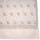 SOFIA CREME, echte handbestickte Pashmina-Schal 100% Kaschmir