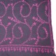 JULIA GRIJS, echte Pashmina stola 100% handgeborduurd cashmere