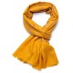 JULIA SAFRANGELB, echte handbestickte Pashmina-Stola 100% Kaschmir
