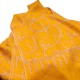 JULIA SAFRANGELB, echte handbestickte Pashmina-Stola 100% Kaschmir