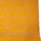 JULIA SAFRANGELB, echte handbestickte Pashmina-Stola 100% Kaschmir