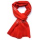 ALMA RED, real pashmina 100% cashmere with handmade embroideries