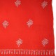 ALMA RODE, 100% cashmere handgeborduurde pashmina stola