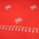 ALMA RODE, 100% cashmere handgeborduurde pashmina stola