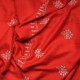ALMA RODE, 100% cashmere handgeborduurde pashmina stola