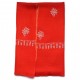 ALMA RED, real pashmina 100% cashmere with handmade embroideries