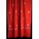 ALMA RED, real pashmina 100% cashmere with handmade embroideries