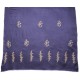 ALMA GREY, hand-embroidered 100% cashmere pashmina stole