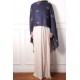 ALMA GRIJS, handgeborduurde 100% kasjmier pashmina stola