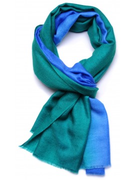 AURA PAON, étole Pashmina 100% cachemire dip dye