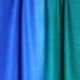 AURA PAUW, echte Pashmina stola 100% cashmere dip dye