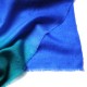 AURA PAUW, echte Pashmina stola 100% cashmere dip dye