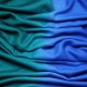 AURA PAUW, echte Pashmina stola 100% cashmere dip dye
