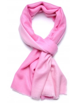 AURA BLOSSOM, Stola pashmina 100% handgewebter Kaschmir dip  dye