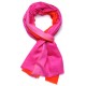 AURA SUNSET, Stola pashmina 100% handgewebter Kaschmir dip  dye
