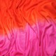 AURA SUNSET, Stola pashmina 100% handgewebter Kaschmir dip  dye