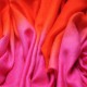 AURA SUNSET, Stola pashmina 100% handgewebter Kaschmir dip  dye