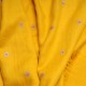 LANA SAFRAAN, handgeborduurde 100% cashmere pashmina sjaal