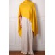 LANA SAFFRON, Real embroidered pashmina shawl 100% cashmere