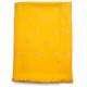 LANA SAFFRON, Real embroidered pashmina shawl 100% cashmere