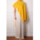LANA SAFFRON, Real embroidered pashmina shawl 100% cashmere