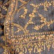JANET RAME, scialle vera Pashmina 100% cashmere ricamata a mano